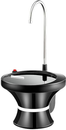 Fazvncv Dispensador de agua eléctrico automático recargable por USB, máquina de bombeo de botellas de agua para uso en casa, oficina y exteriores
