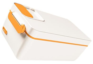 AMISENK Contenitore per alimenti riscaldante per alimenti in acciaio inox 304, 3200 mAh, adatto per scuola e ufficio, riscaldamento rapido pasto