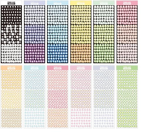 ZSUIQIN 12 Blatt Buchstaben Aufklebers, Buchstaben DIY Dekoration Aufklebers, Buchstaben Aufkleber Selbstklebende, Mini Buchstabenaufkleber für Postfach,Adressnummer,DIY Scrapbooking,Dekorationskunst