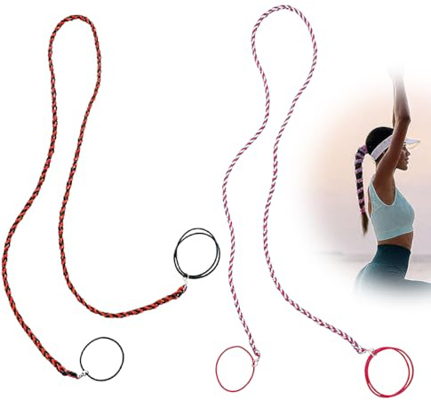 YUPZAR Spiral Haargummis, 2 Stück, Ideal für Haare, Sport, Schwimmen und den täglichen Gebrauch, Strapazierfähig, Elastisch, Schonend für Haare, Langanhaltender Komfort