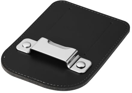 YINETTECH Leather Tape Measure Belt Holster 12x8.5x5cm for Fixed On the Belt Black