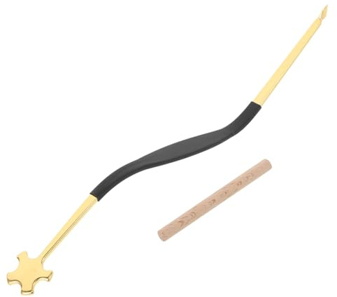 SAFIGLE 2 Stück Geigen Klangpfostensetzer Werkzeugset für Violine und Cello Ergonomischer Griff Robustes Material Präzise Stimmpfostenmontage Musikinstrumenten Zubehör