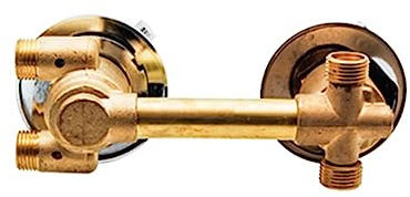 1/2/3/4/5 Ways Output Brass Shower Valve Mixer Thermostatic Shower Faucets Screw Thread Diverter Control Shower Cabin Mixer Thermostats, Brass & Ceramic Valve Core(2 Output 10CM)