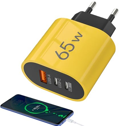 Dopsyesn Cargador de Pared,QC3.0 Protección Rápida contra Sobrecarga - Adaptador Enchufe USB A Bloque Carga,para Viajes y Negocios Interior Exterior Hogar Dormitorio Sala de Estar Oficina Apartamento