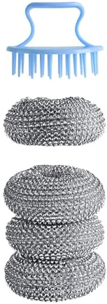 Lakeland Heavy Duty Scourers – Pack of 3 Non-Scratch Scrubbing Sponges – Tough Surface Cleaner for Pots, Pans & Grills – Long-Lasting – Multi-Purpose Kitchen Scourer