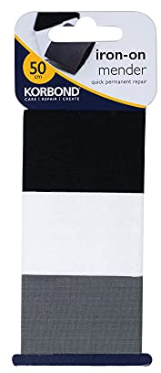 Korbond 3,8 x 50 cm Aufbügelflicken 3-er-Paket