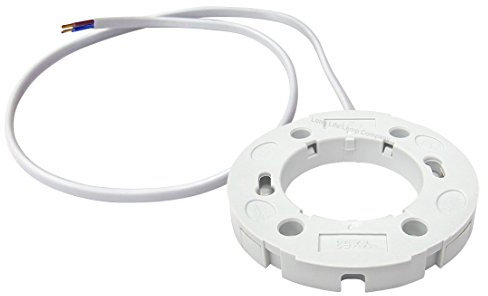 GX53 Base Surface Fitting in White for GX53 LED Lamps and CFLs Ideal for Under Kitchen Units Inside Display cabinets