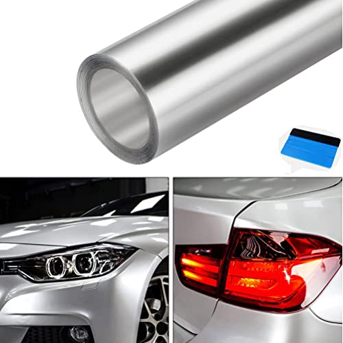 NewL Clear Bra Paint Protection Bulk Vinyl Wrap Film Including 3M Squeegee and Black Felt Applicator (30cm x 300cm)