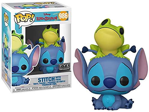 Funko Lilo & Stitch Figura Vinilo Stitch with Frog 986 Unisex Pop! Standard PVC
