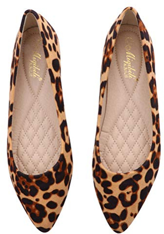 Zapatos Planos De Mujer con Estampado De Leopardo Diseño Elegante Y Cómodo Ideal para Ocasiones Informales Y Fiestas Talla 38