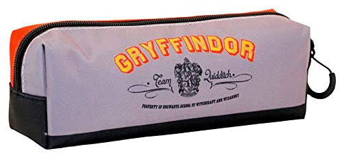 Harry Potter Gryffindor-Astuccio Quadrato FAN, Rosso, 21 x 8 cm