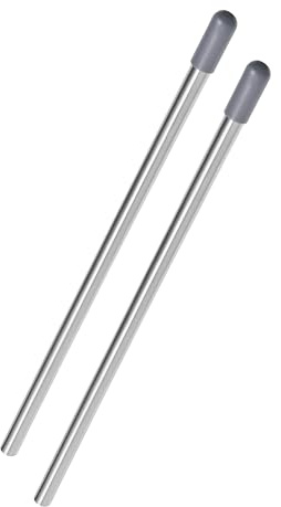 Spülmaschinen Stab Einsatz, 2 Stück, 28 cm Länge, Edelstahl Halterung passend für die meisten Spülmaschinen, Weinglas, Bierglas, Soda Glas, Flaschenständer für Geschirrkorb, Flaschenhalter Geschirr