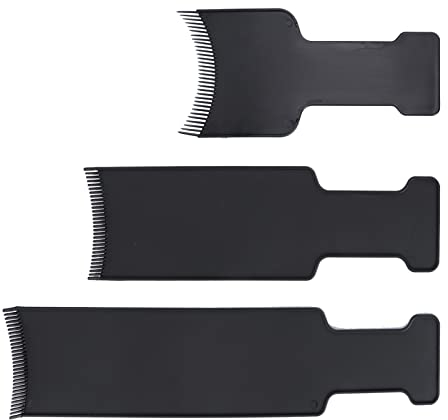 FRCOLOR 3stücke Teiliges Haarfärbebrett Schwarz Balayage Board Mit Kamm Haarfärbemittel Werkzeug Diy Haartönung Friseurbedarf Schonend Schnelltrocknend Für Salon Und Zuhause