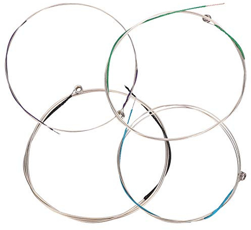Corde per Viola, 4 Pezzi Set di Corde per Viola Corde per Viola con Nucleo in Acciaio Set Completo Universale Corde per Viola Professionali E A D G per Viole da 14 Pollici A 16