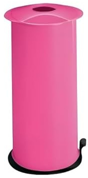 Izgut Bottle Crusher (Pink), Manual Can Shrinker & Recycle Tool for Aluminum Cans & Plastic Bottles, Removable Washable Compartment, 500 ml