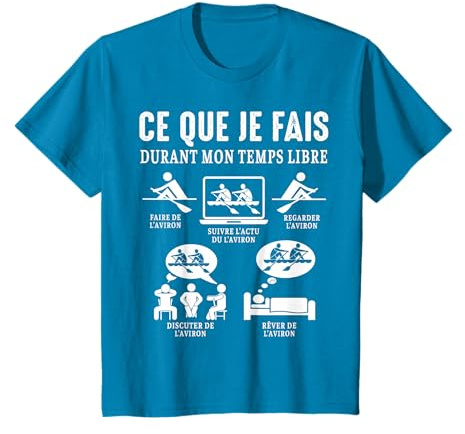 Aviron ce que je fais aviron avironneur Rameur amateur Drôle T-Shirt