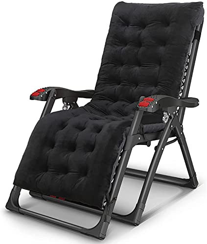 DDKYHU Zero Gravity-Gartenstuhl, zusammenklappbarer Liegestuhl, Terrassen-Chaiselongue für drinnen und draußen, tragbarer Balkon, Freizeit-Rückenlehne, bequemer Lazy Chair, B, das Neue (K)