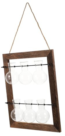 BESPORTBLE 1 Set Wall Mounted Glass Planter Troughs Wall Planters Railing Planter Trellis Panel Plant Propagation Wall Hanging Plant Stand Plant Hanger Ceiling Outdoor High Borosilicate Glass