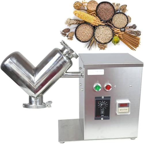 2 L liten mixer V-typ experimentell, mixermaterial V-formad mixer, torrt pulverblandare för foder, gödselmedel, bränsle, medicinskt pulver, max 1 L