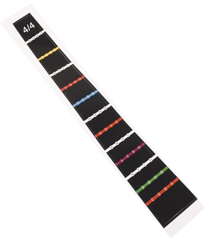 Cello Griffbrettaufkleber für 4/4 Cello, 1 Bogen Positionshilfe | Pvc, Schwarz, Ölbeständig, Leicht und Tragbar, für Lernphasen und Übung Draußen