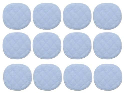 Wiederverwendbare Stilleinlagen aus Baumwolle für Mutter | Waschbar, Hohe Saugkraft, Extra Fütterungslage, Blau, 30 Stück Packung für Stillzeit