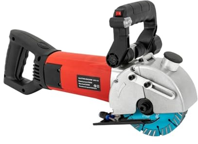 Máquina Ranuradora Con Disco De Diamante 2700 W, Fresadora Paredes 5000 Rpm Guía Láser For Conductos Eléctricos, Cables Y Tuberías Construcción robusta