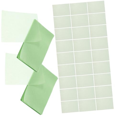 TOPPERFUN 500 Blatt Ölabsorptionstücher für Fettige Haut aus Hautfreundlichem Grünem Papier Portabel den Sommer zur Schnellen Gesichtsölentfernung
