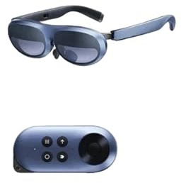 Compatible con Las Gafas Inteligentes 3D Rokid MAX AR, Pantalla Micro OLED de 215 (máx.), Campo de visión de 50°, for teléfonos, Switch, PS5, Xbox y PC VR Todo en uno.(with Station)