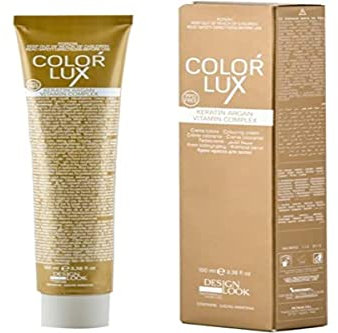 DESIGN LOOK Tinte Color Lux 6.1 Rubio Oscuro Ceniza 100ML, Estandar