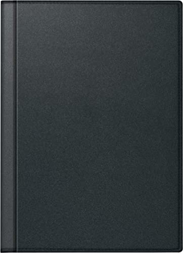 rido/idé Wochenkalender Modell perfect/Technik I 2024 2 Seiten = 1 Woche Blattgröße 10 x 14 cm schwarz