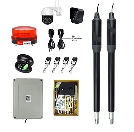 Apricancello a battente a doppio braccio elettrico automatico forte fino a 660 libbre Kit for porte carrabili hardware for vialetto(KIT P)
