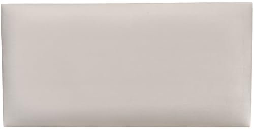 Angelo - Panneau 3D pour lit - Coussins mural - Rembourrés - Crème - 80 x 30 cm - Plafond - Rectangulaire