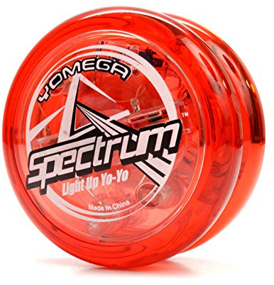 Yomega Spectrum beleuchtet den Fireball-Transaxle YoYo mit LED-Leuchten für mittlere, fortgeschrittene und Profi Level Seitentrickspiele + zusätzliche 2 Seiten