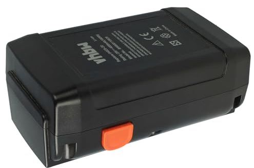 vhbw Akku kompatibel mit Gardena Spindelmäher 380 C, 380 EC, 380 Li, 4024-20, 40254-20, 4028-20 - Ersatz für Gardena 4025, 8838, 8838-U (Li-Ion, 4000mAh, 25V)