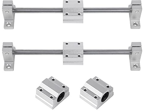 Cnbtr Horizontale Linearführung, Kugellager, Gleitbuchse und Linear-/Wellen-Sehachse mit Führungsschiene, 10er Pack