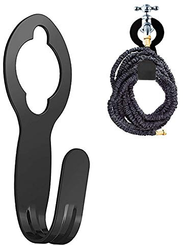 Garden Hose Hanger Heavy Duty Metal Hose Holder for Expandable Watering Hose, Sturdy to Support Over 110lbs Weight Portable Garage Storage