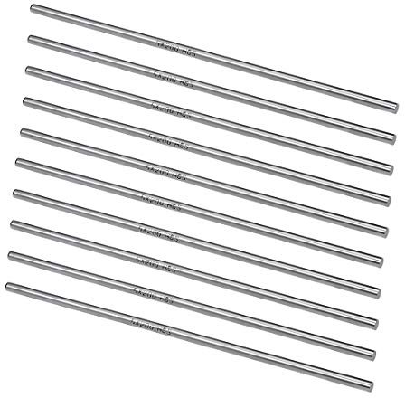 sourcing map 10St Rundstange Stahl, 5mm HSS Drehmeißel, für Wellengetriebe Drehmaschinen Bohrmaschine Miniaturachse, Zylinderstift DIY Werkzeug 200mm Lang