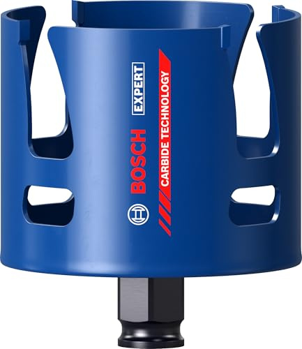 Bosch 1x EXPERT Construction Material PC Plus hålsåg (för Mjukt trä, Spånskiva, Ø 86 mm, Professional Tillbehör Borr)