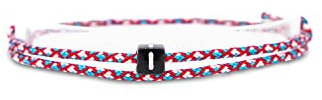 Made by Nami Surfararmband personlig med bokstav – kvinnor män flickor par armband individualiserat – flickvän vänskapsarmband gåva – vattentätt och justerbart, P, Nylon