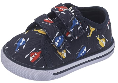 Chicco Sneakers med dubbla kardborreband, skor för barn och tonåringar, Blå 2, 18 EU