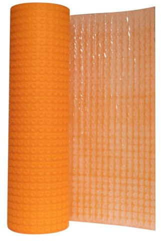 Thermopanel Self-Adhesive Waterproof Decoupling Membrane - Underfloor Heating Solution for Electric Cables, Floor Crack-Resistant, Flexible Adhesive Membrane, Easy Installation, 5m