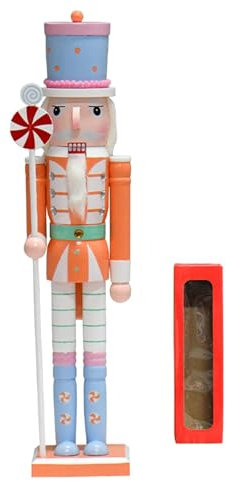 Schiaccianoci di Natale, statuette di schiaccianoci di Natale, grandi figure decorative in legno, decorazioni natalizie fatte a mano, decorazioni colorate per la casa, per feste