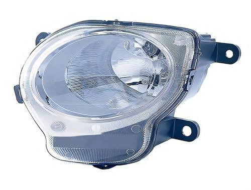PROPOSTEONLINE Faro Proiettore realizzato per Fiat 500 dal 2007 al 2015 lato conducente H1 alogeno con Luce di posizione antinebbia 51786772