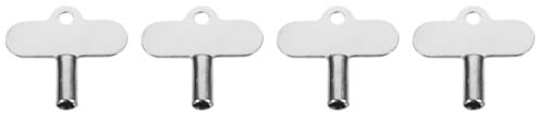 iplusmile 4pcs Radiator Valve Key Wrench Radiator Key Air Bleeder Valve Wide Compatibility Easy to Use