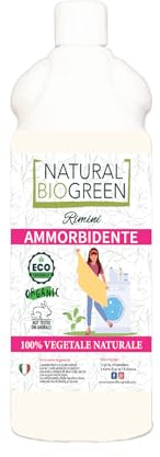 Naturalbiogreen Weichspüler, 100 % pflanzlich, natürlich, biologisch, 1 Liter