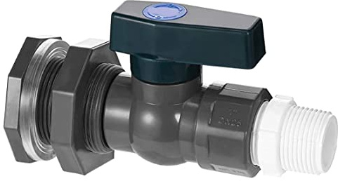 Vistnale Rain Barrel Faucet Kit, 3/4 Inch Garden Faucet Connector with Bulkhead Fitting and Hose Adapter for Aquariums Water Tanks Pools|Float valve