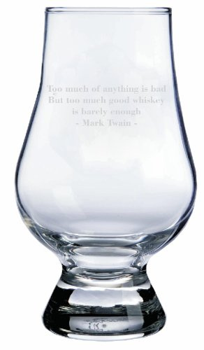 Mark Twain cita Glencairn vaso de Whisky