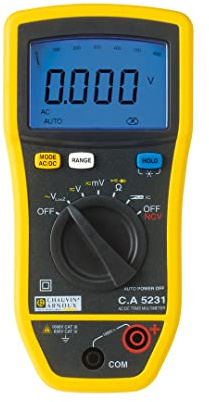 Chauvin Arnoux C.A 5231 Multimeter (TRMS) + Zange Mini 03 (100A)