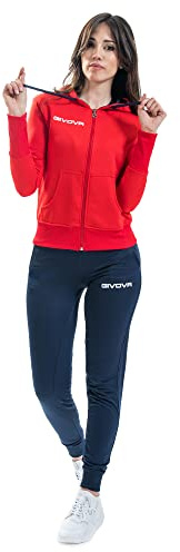 Givova Lady träningsdräkt M röd/blå