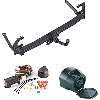 AHK Anhängerkupplung mit Elektrosatz 13 polig für Peugeot 407 4D 2004-2008 Anhängevorrichtung Hängevorrichtung - starr, mit angeschraubtem Kugelkopf
